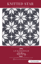 fair isle inspired knitted star quilt pattern by Brittany Lloyd