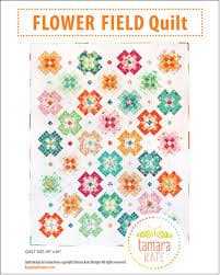 a flower block based quilt that goes together quickly