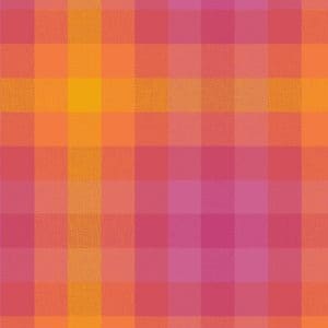 kaleidoscope, allison glass, andover, plaid, yellow, orange, pink, 9541, sunrise